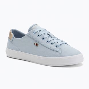 Scarpe da ginnastica Tommy Hilfiger da donna Vulc Canvas Lace Up, blu chiaro