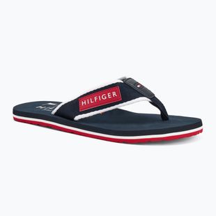 Tommy Hilfiger Patch Beach Sandal uomo infradito desert sky