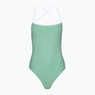 Tommy Hilfiger Donna Costume intero dritto in seersucker verde radioso/bianco