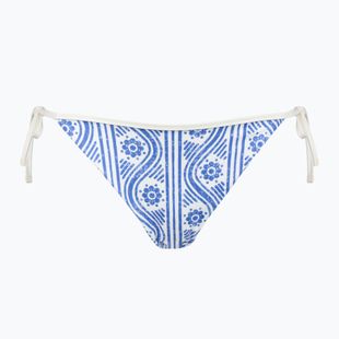 Tommy Hilfiger slip da bagno Cheeky String Side Tie Print a righe floreali blu incantato