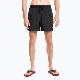 Tommy Hilfiger Uomo Pantaloncini da bagno con coulisse media, nero