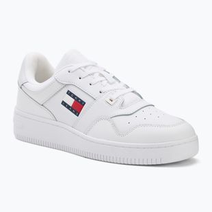 Tommy Jeans scarpe da uomo Tjm Retro Basket Ess bianco
