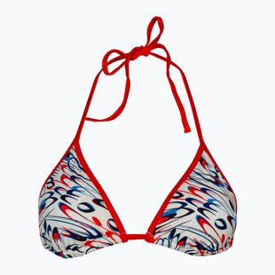 Tommy Hilfiger Triangolo Rp Stampa gocce movimento top costume da bagno ecru