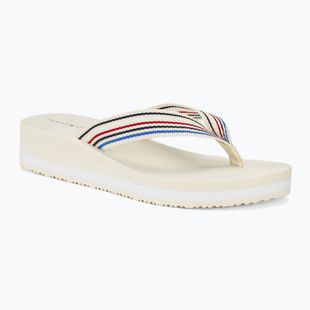 Tommy Hilfiger donna Wedge Stripes Beach Sandal infradito calico