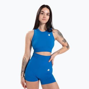 Gorilla Wear top da allenamento da donna Olivia Crop blu
