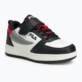 FILA Rega Nf Velcro scarpe da bambino bianco/nero/fila rosso