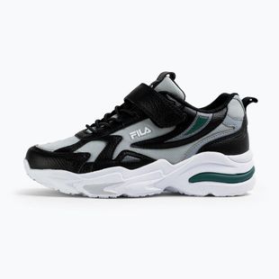 Scarpe per bambini FILA Madrun Velcro black/posy green