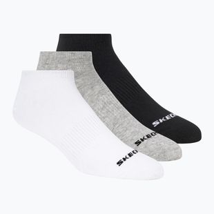 Calze SKECHERS Non Terry No Show 3 pack white/black
