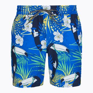Costume da bagno uomo Hurley Cuba Volley Swim Short Blue