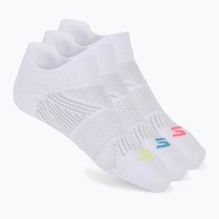 Calzini donna SKECHERS Toe/Heel Terry Low Cut 3 paia white/bright blue