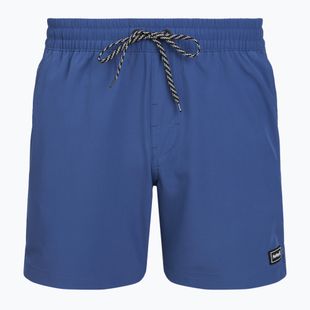 Costume da bagno uomo Hurley Solid Volley Swim Short Blue/Brown
