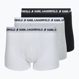 Boxer uomo KARL LAGERFELD Logo Trunk 3 paia multicolor
