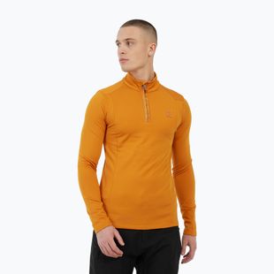 Felpa da uomo Protest Rewill 1/4 Zip Active caramel yellow