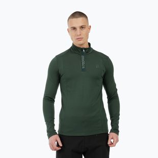 Felpa uomo Protest Rewill 1/4 Zip Active kale green