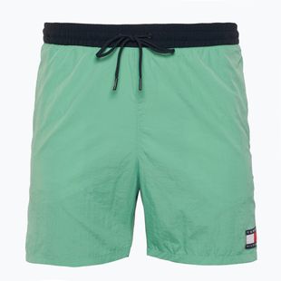 Tommy Hilfiger Uomo Pantaloncini da bagno con coulisse media verde forte