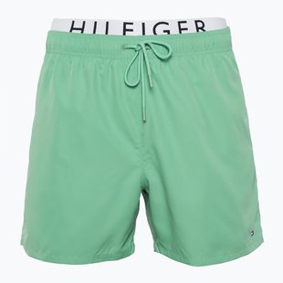 Tommy Hilfiger Uomo Pantaloncini da bagno con coulisse media Dw fort verde