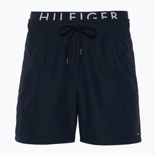 Tommy Hilfiger pantaloncini da bagno medi con coulisse Dw desert sky da uomo