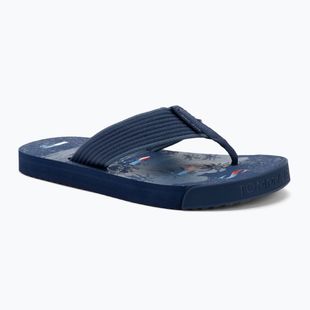 Tommy Jeans Elevated Beach Sandal Uomo infradito blu velluto