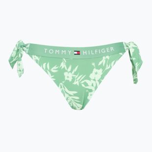 Tommy Hilfiger - Slip bikini con laccetti laterali Stampa floreale tropicale aop verde