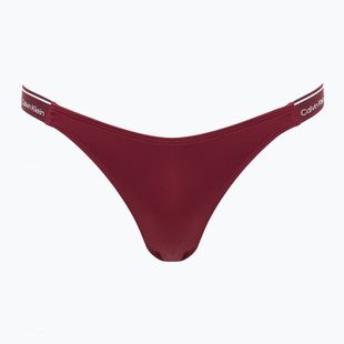 Calvin Klein slip da bagno KW0KW02732 Bikini Delta curvo smalto prugna