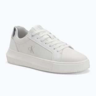 Calvin Klein scarpe donna YW0YW01769 Chunky Cupsole Low Mg bianco/argento brillante
