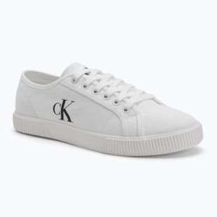 Scarpe da ginnastica Calvin Klein da donna YW0YW01762 Ess Vulc Low Cv Mg Wn triplo bianco brillante