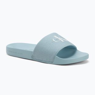 Calvin Klein infradito donna YW0YW01835 Slide Monogram Wn triple cloud blue