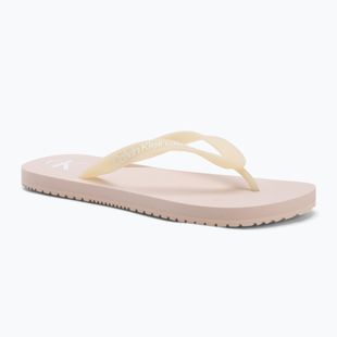 Calvin Klein infradito donna YW0YW01829 Sandalo da spiaggia trasparente in Tpu rosa whisper/bianco brillante