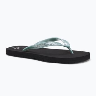 Calvin Klein infradito donna YW0YW01719 Beach Sandal Monologo Tpu nero/blu nuvoloso