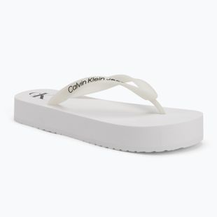 Calvin Klein YW0YW01830 Sandalo da spiaggia Flatform Tpu bianco/nero infradito