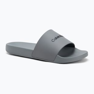Calvin Klein infradito uomo HM0HM00455 Pool Slide Rubber granite road