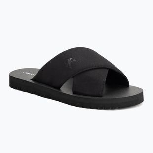 Uomo Calvin Klein YM0YM01223 Cross Sandal Crxs Tx triple black infradito