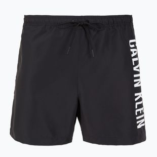 Pantaloncini da bagno Calvin Klein da uomo KM0KM01092 Intense Power Medium Drawstring pvh nero