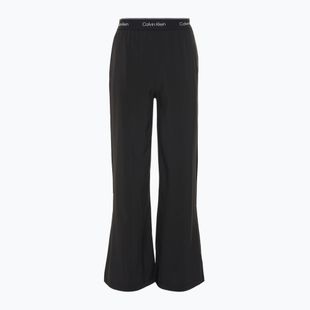 Pantaloni da donna Calvin Klein a gamba larga nero