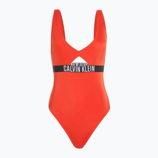 Calvin Klein costume da bagno donna KW0KW02746 Intense Power One Piece Fashion Fit fenicottero chili