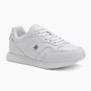 Tommy Hilfiger scarpe da donna Leather Runner bianco