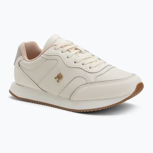 Tommy Hilfiger Leather Runner scarpe da donna avorio petalo/newsprin