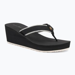Tommy Hilfiger infradito da donna Wedge Beach Sandal nero