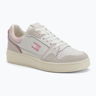 Tommy Jeans Retro Basket - scarpe da donna ecru/rosa
