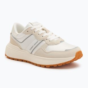 Tommy Jeans Cleated Runner ecru scarpe da donna