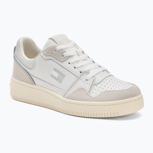 Tommy Jeans Retro Basket scarpe da donna ecrù/grigio stratus
