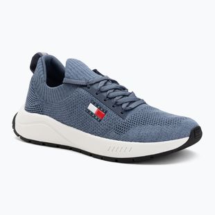 Scarpe da uomo Tommy Jeans Runner Knitted blue moment