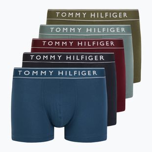 Tommy Hilfiger boxer uomo UM0UM03679 5 paia desrt sky/fossil blu/utility oliv/grove grn/rouge