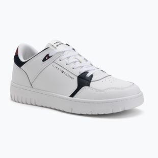 Scarpe Tommy Hilfiger Basket Core Lite Lth Mix bianche da uomo