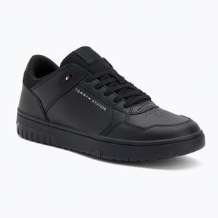 Scarpe Tommy Hilfiger Basket Core Lite Lth Mix uomo nero