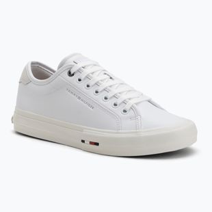 Sneakers uomo Tommy Hilfiger Street Leather Stitch white