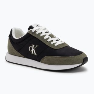 Scarpe da uomo Calvin Klein YM0YM01361 Retro Runner Essential MIX MAT black/capers/bright white
