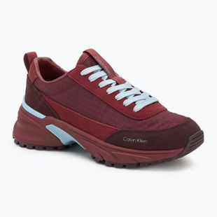Scarpe da donna Calvin Klein YW0YW01995 Hike Runner Casual Ny-Su AOP WN burgundy