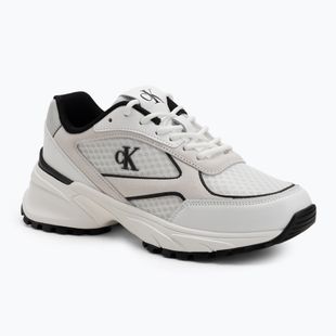 Scarpe da donna Calvin Klein YW0YW02009 Hike Runner Mesh Mix MET MG bright white/black