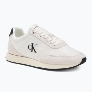Scarpe da uomo Calvin Klein YM0YM01361 Retro Runner Essential MIX MAT bright white/black